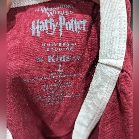 Harry Potter girls jersey shirt, sz large - Picture 3 of 4